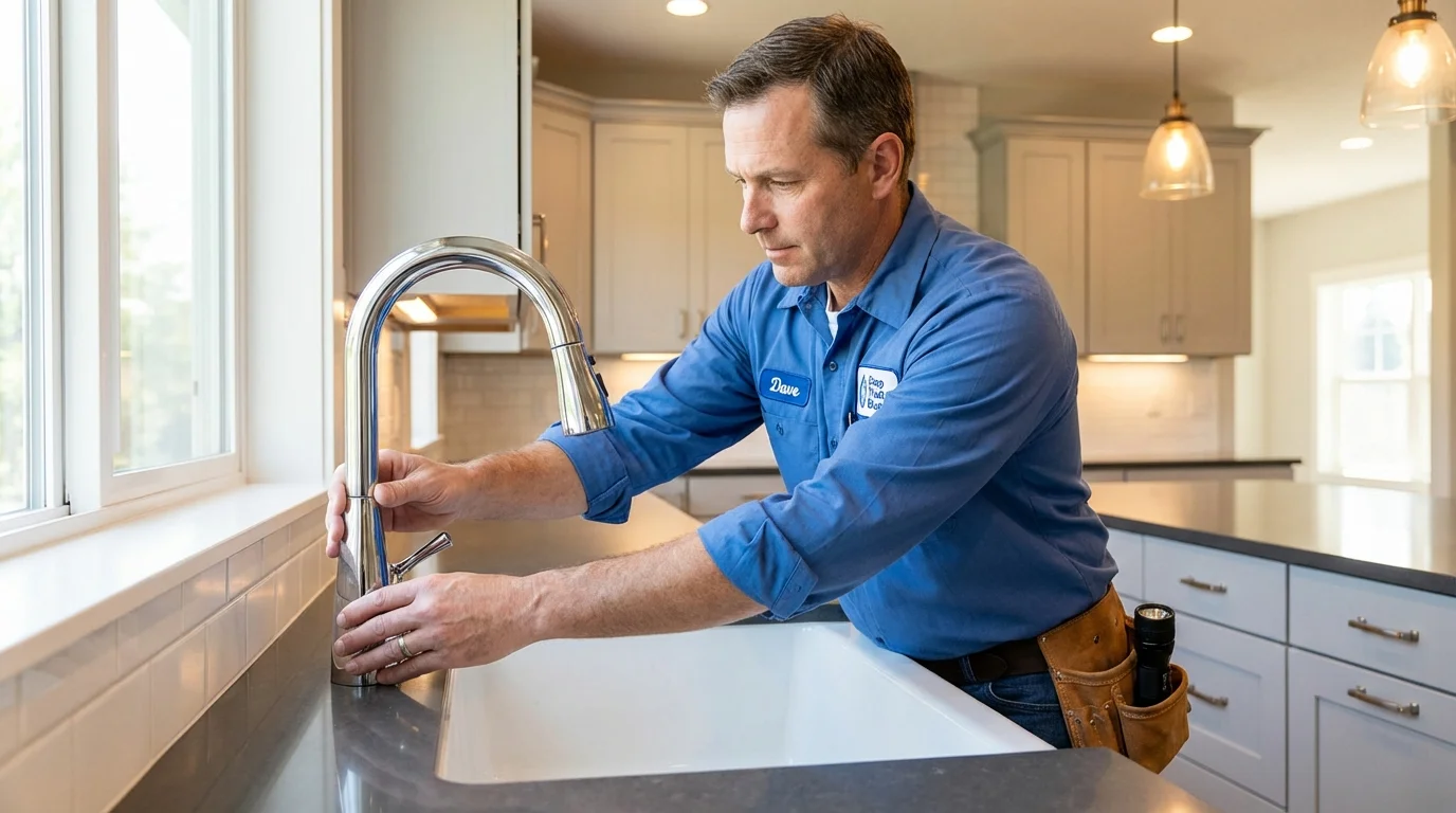 Kitchen faucet installation by Johns Plumbing LLC in Saint Helens