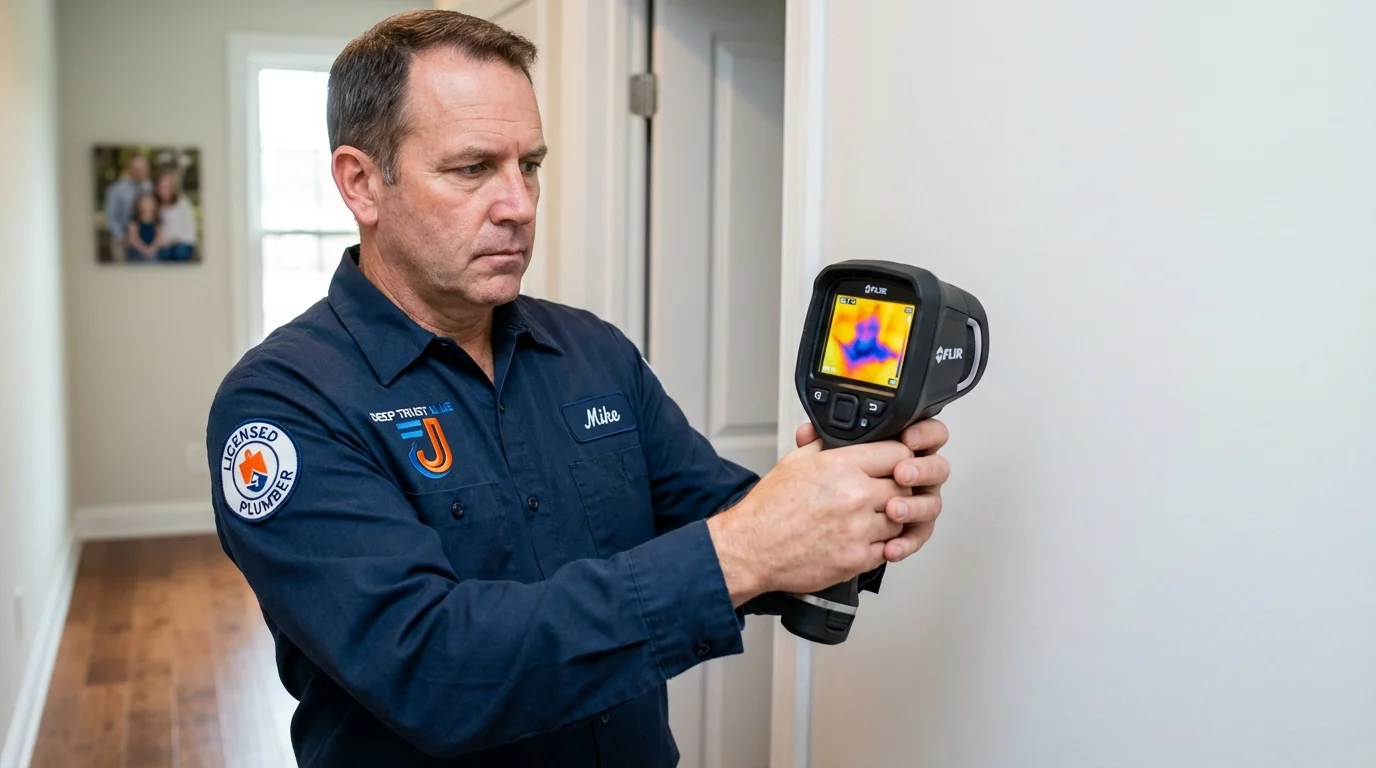 Thermal imaging leak detection by Johns Plumbing LLC in Saint Helens